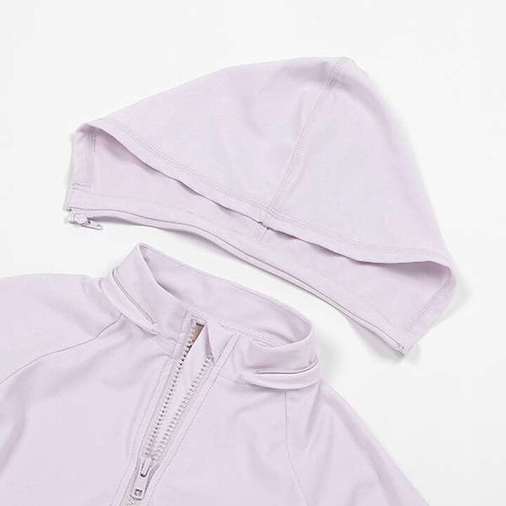 [SWIM] Ruffle Rash Guard,Light pink, medium image number 6