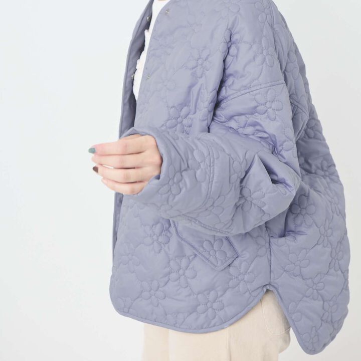 [Parent-Child Matching / Water-Repellent] Quilted Jacket,Black, medium image number 2
