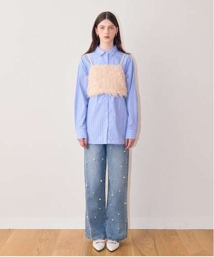 Loose Shirt,Off white, medium image number 13