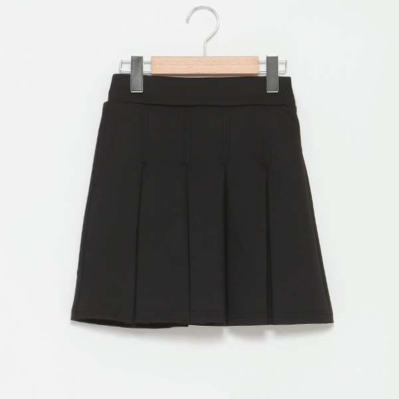 [LTXC] Flare Skirt with Inner Pants Included - Cardboard Box Design,Black, large image number 4