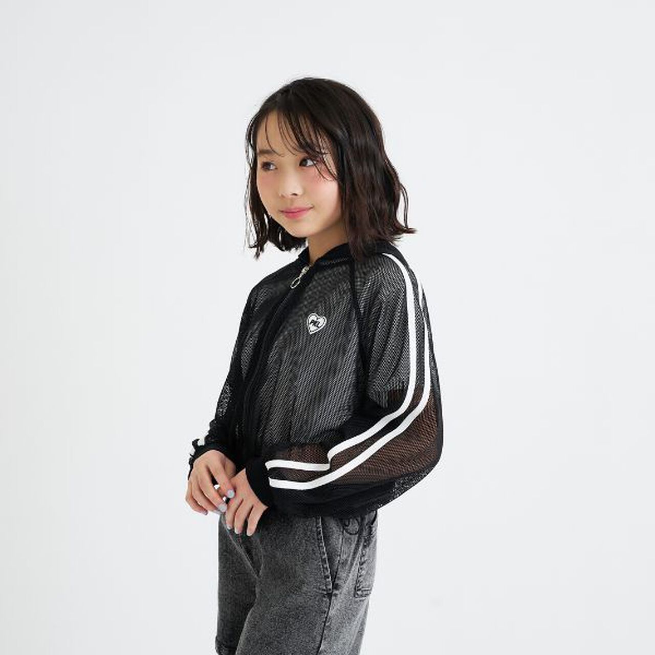 [Set Item] Mesh Hoodie + Short Sleeve T-Shirt,Sax blue, large image number 17