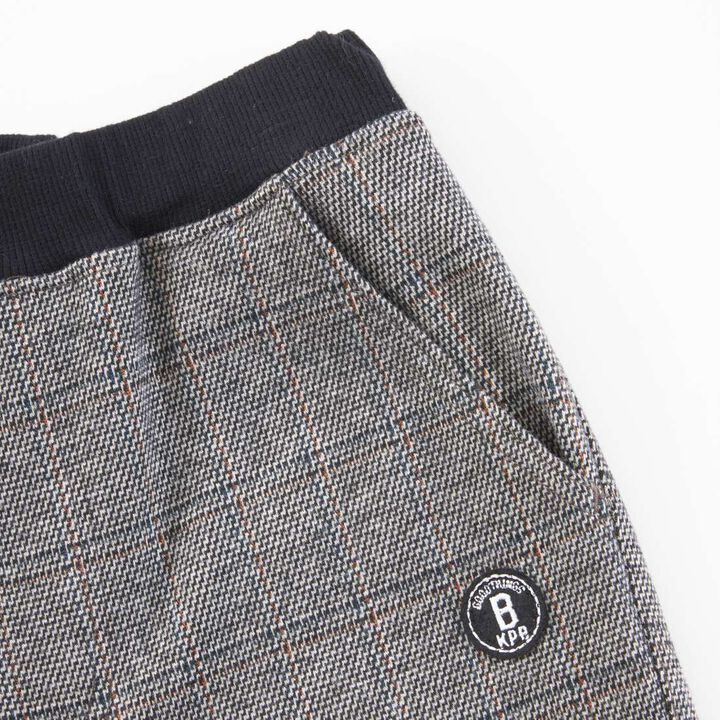 KP Boy Glen Check Jacquard Pants [90-140],Brown, medium image number 9