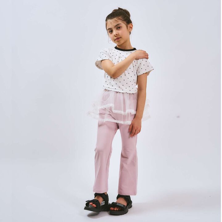 Tulle Frill Belt,Off white, medium image number 7