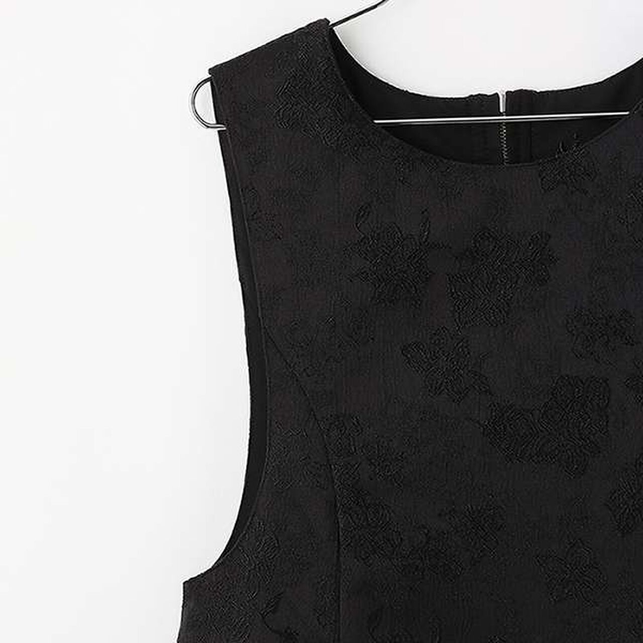 [AMI] Reversible Jumper Skirt,Black, large image number 13