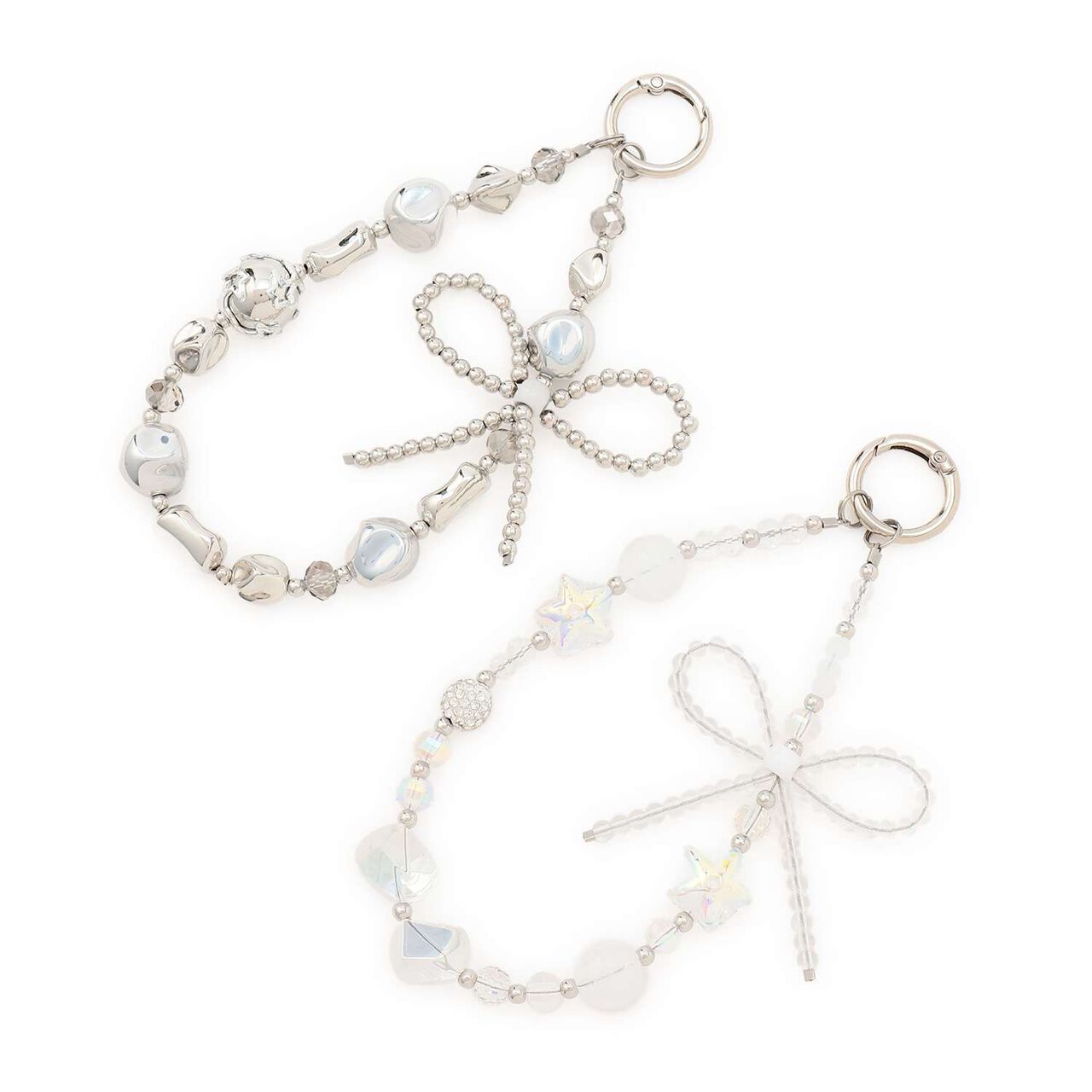 Ribbon Bead Strap,White, large image number 4