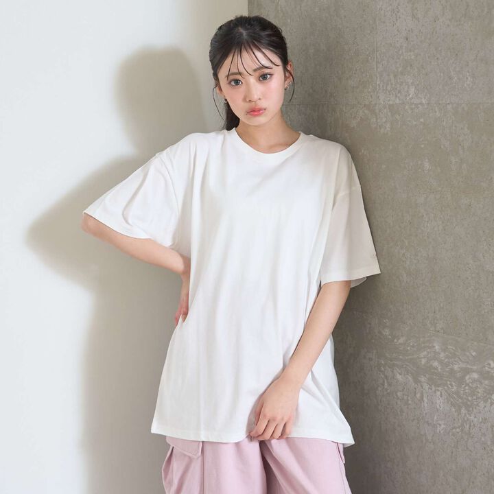 [LTXC / 100% Cotton / GOOD PRICE] Custom Decor Loose Half Sleeve T-Shirt,Black, medium image number 11