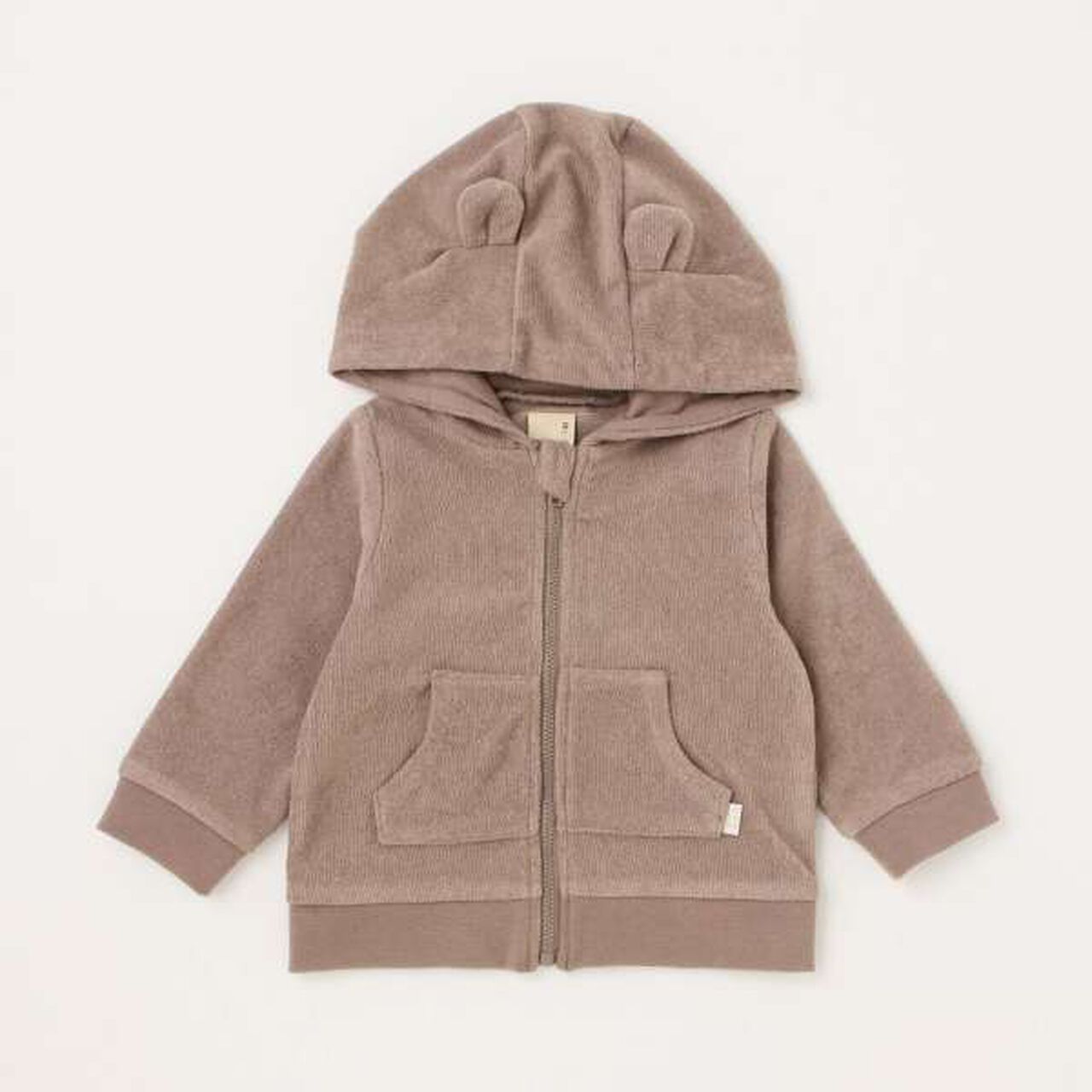 [Weak Acidity] Animal Zip Parka,Ivory, large image number 9