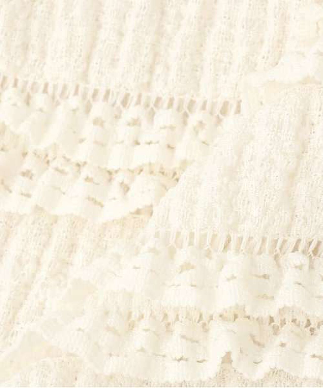 Tiered Mini Skirt,Ivory, large image number 6