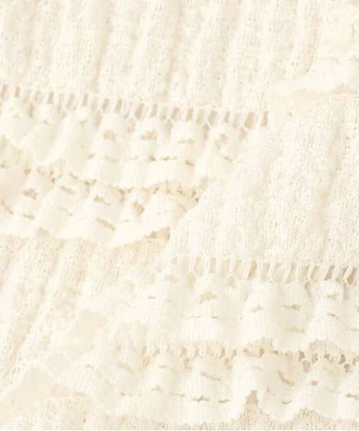 Tiered Mini Skirt,Ivory, medium image number 6