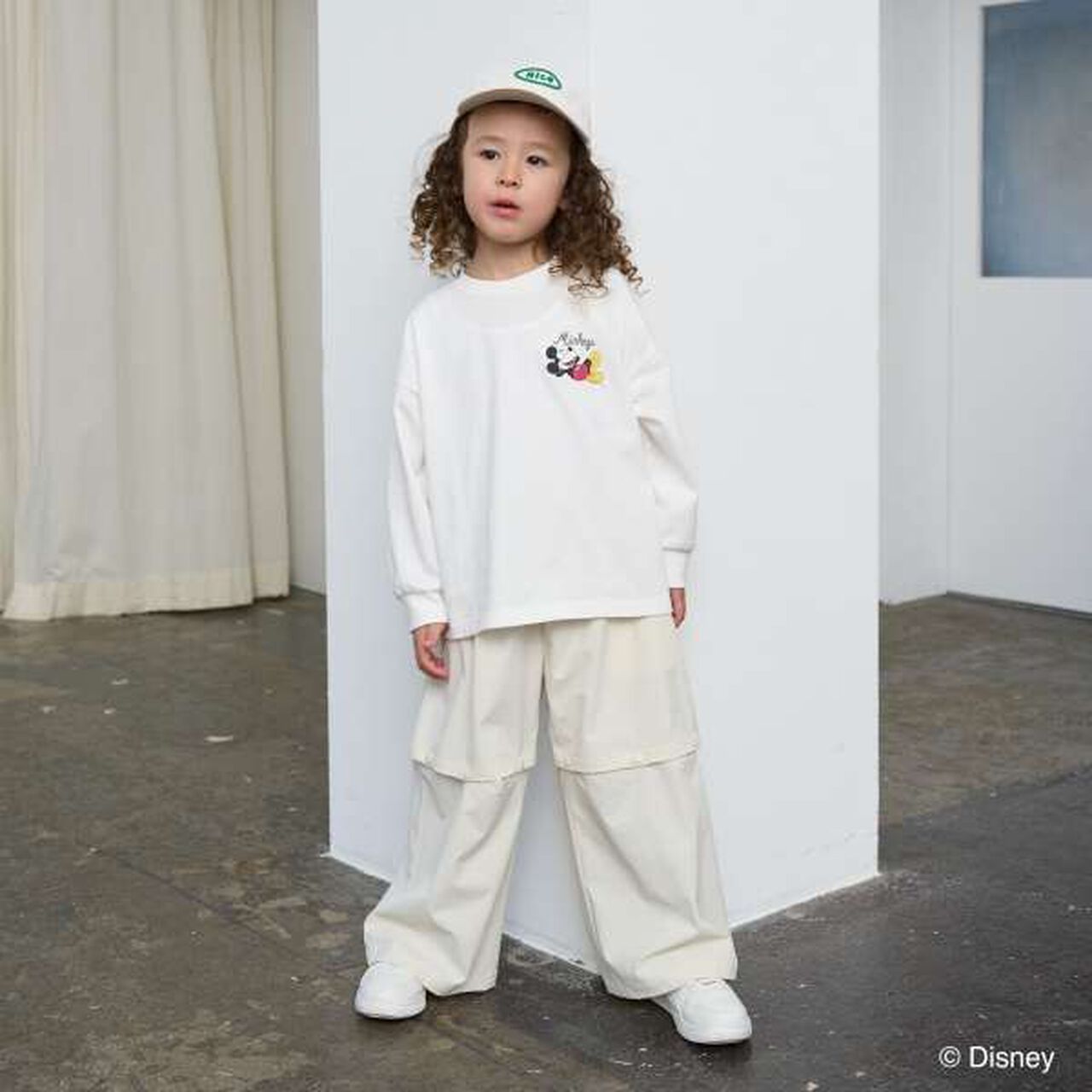 Adjustable Length 2WAY Stretch Easy Pants,Ivory, large image number 4