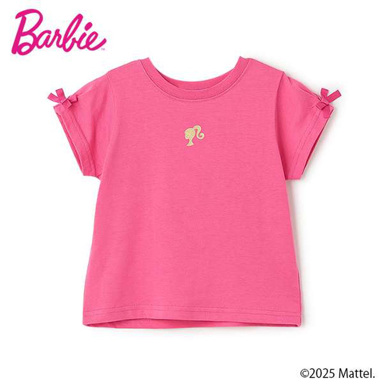 [Barbie] Sleeve Tuck T-Shirt,White, large image number 13