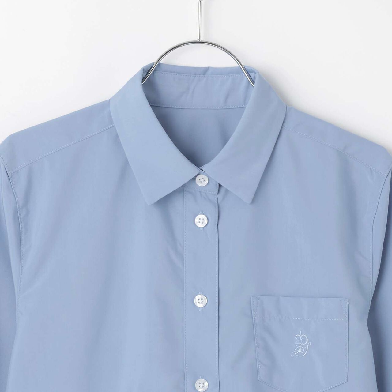[Graduation Attire] [Wrinkle-Resistant] Point Collar Shirt,White, large image number 2