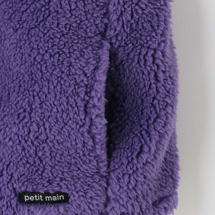 Plain Boa Reversible Vest,Light beige, medium image number 17