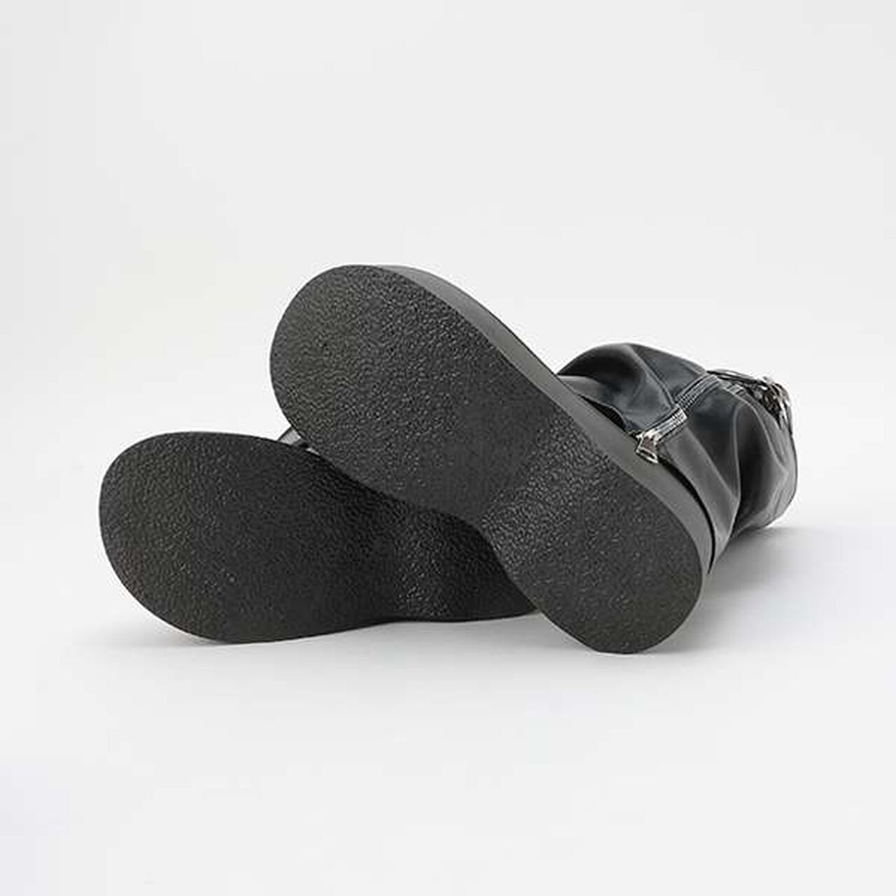 Platform Cover Boots,Black, large image number 8