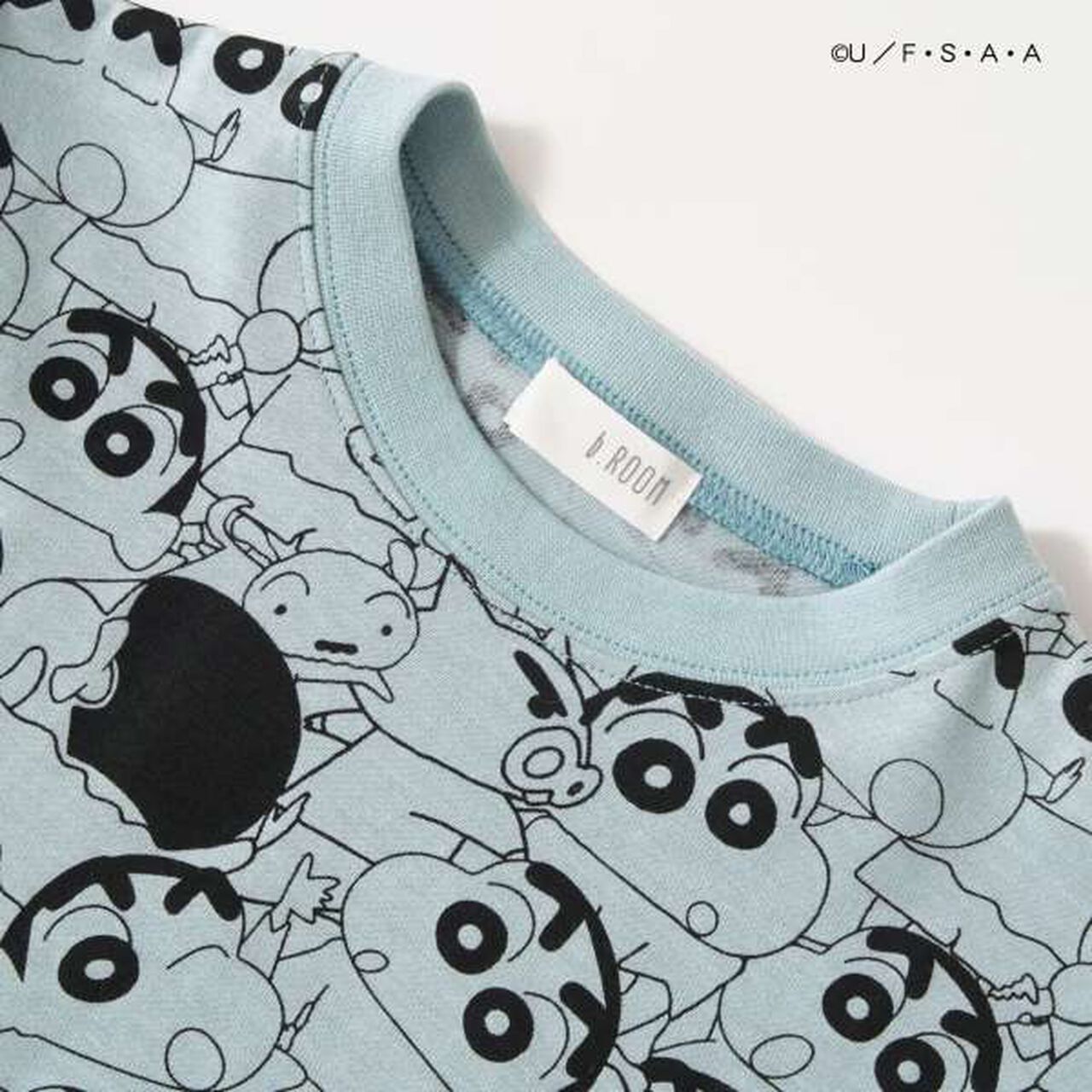 Crayon Shin-chan All-Over Print T-Shirt in Comfortable Jersey,Light blue, large image number 9