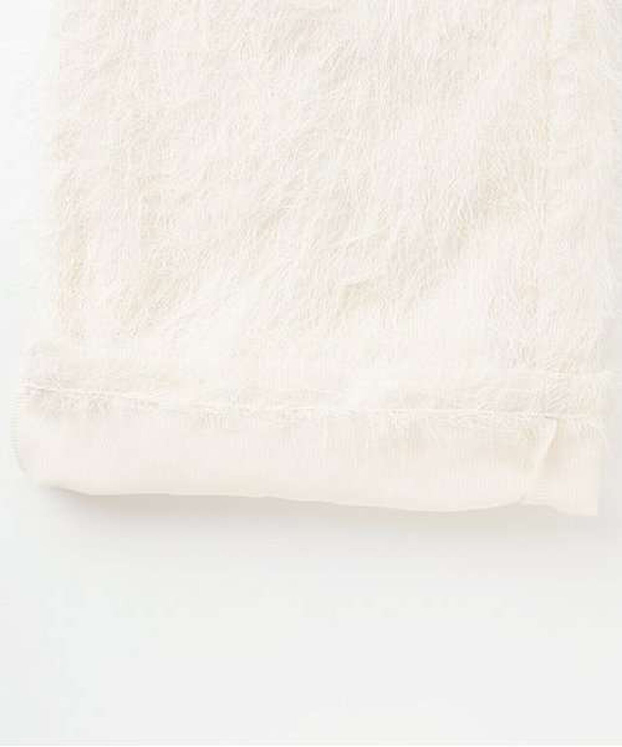 Fringe Semi-Wide Pants,Off white, large image number 2