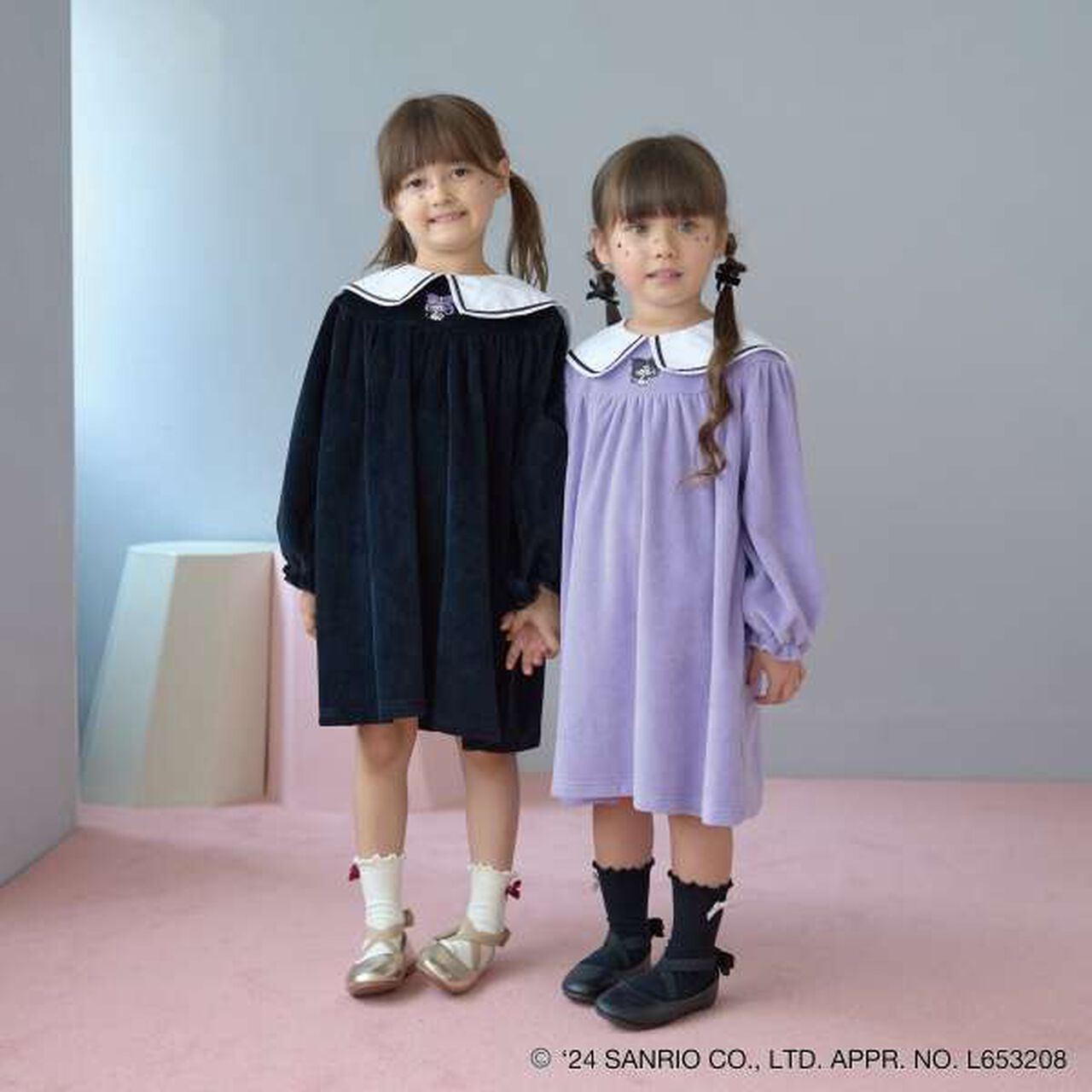 Sanrio Kuromi Collar One-Piece Dress,Lavender, large image number 10