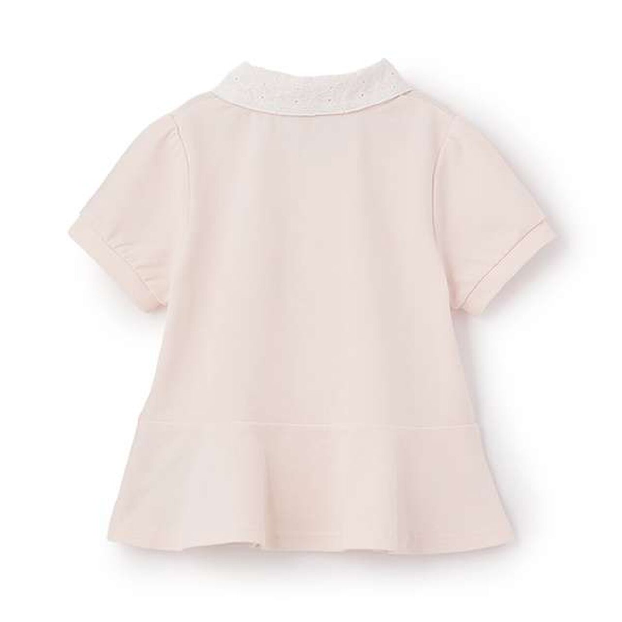 [Link] Peplum Polo Shirt,Light pink, large image number 13