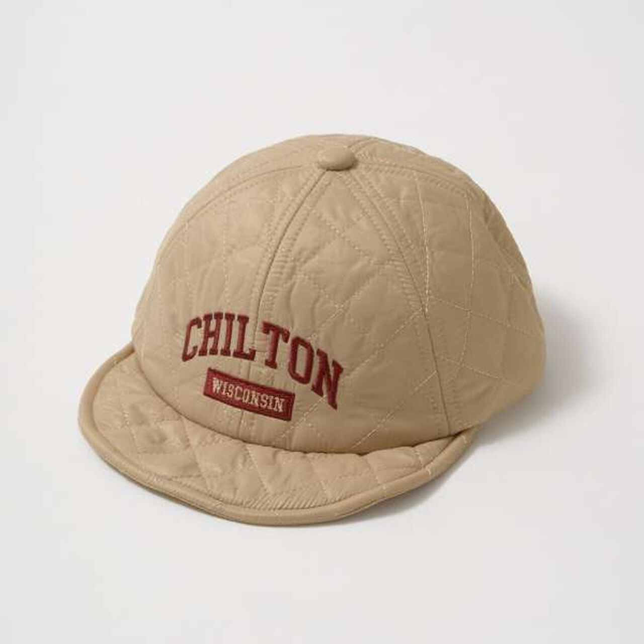 Quilted Embroidered Cap,Blue, large image number 15