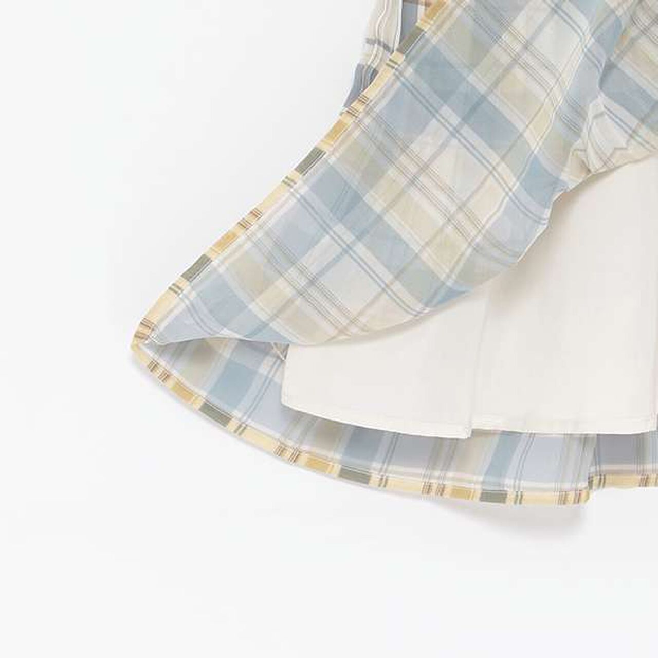 Collared Pleated One-Piece Dress,Black, large image number 16