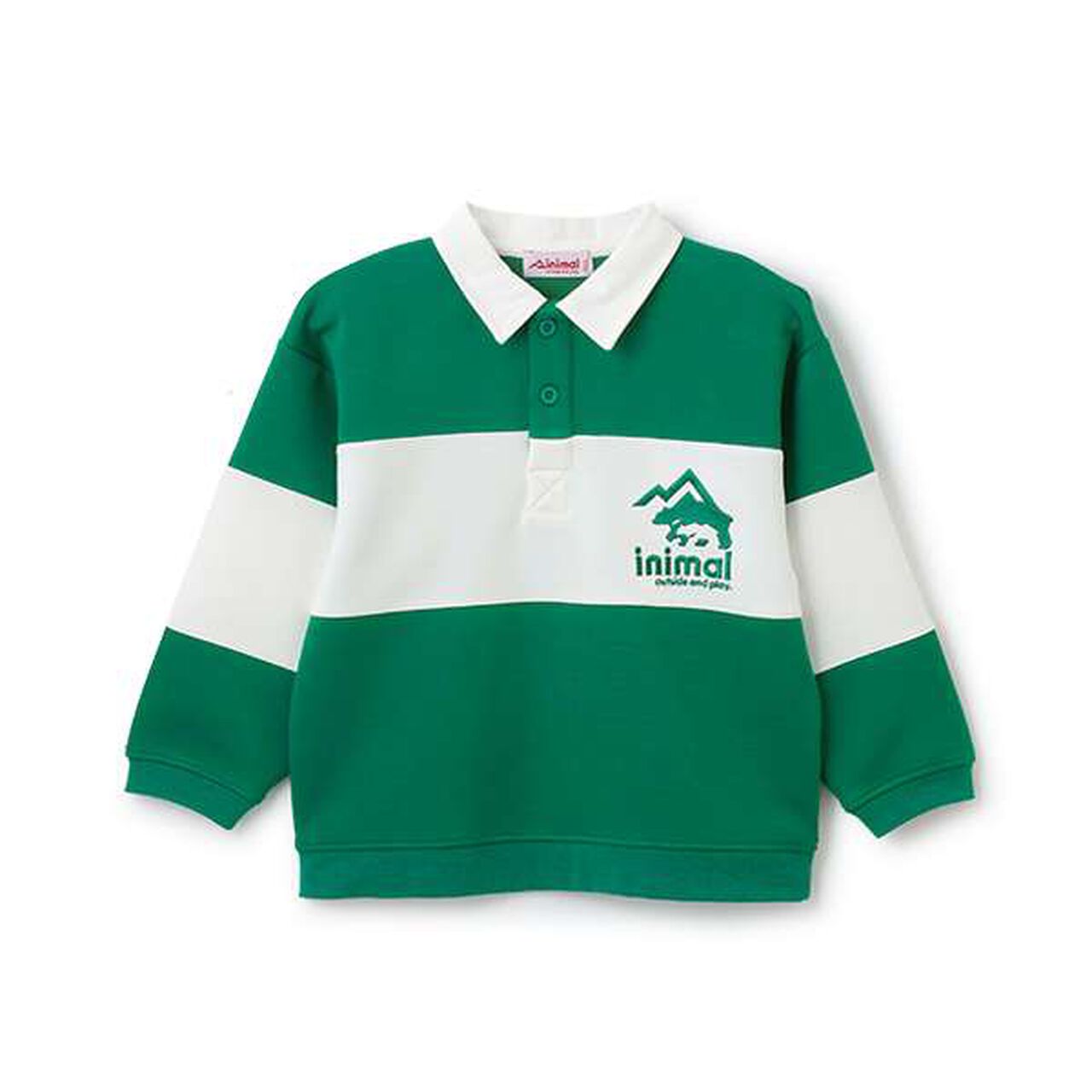 [Water-Repellent] Ponte Embroidered Rugby Shirt,Lemon yellow, large image number 10