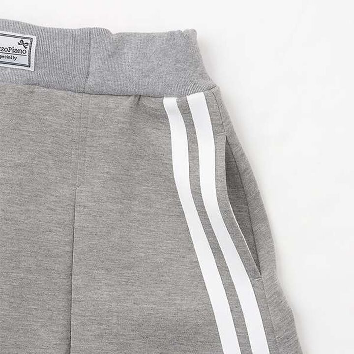 Jersey Skirt & Lace Pants Set,Gray, medium image number 8