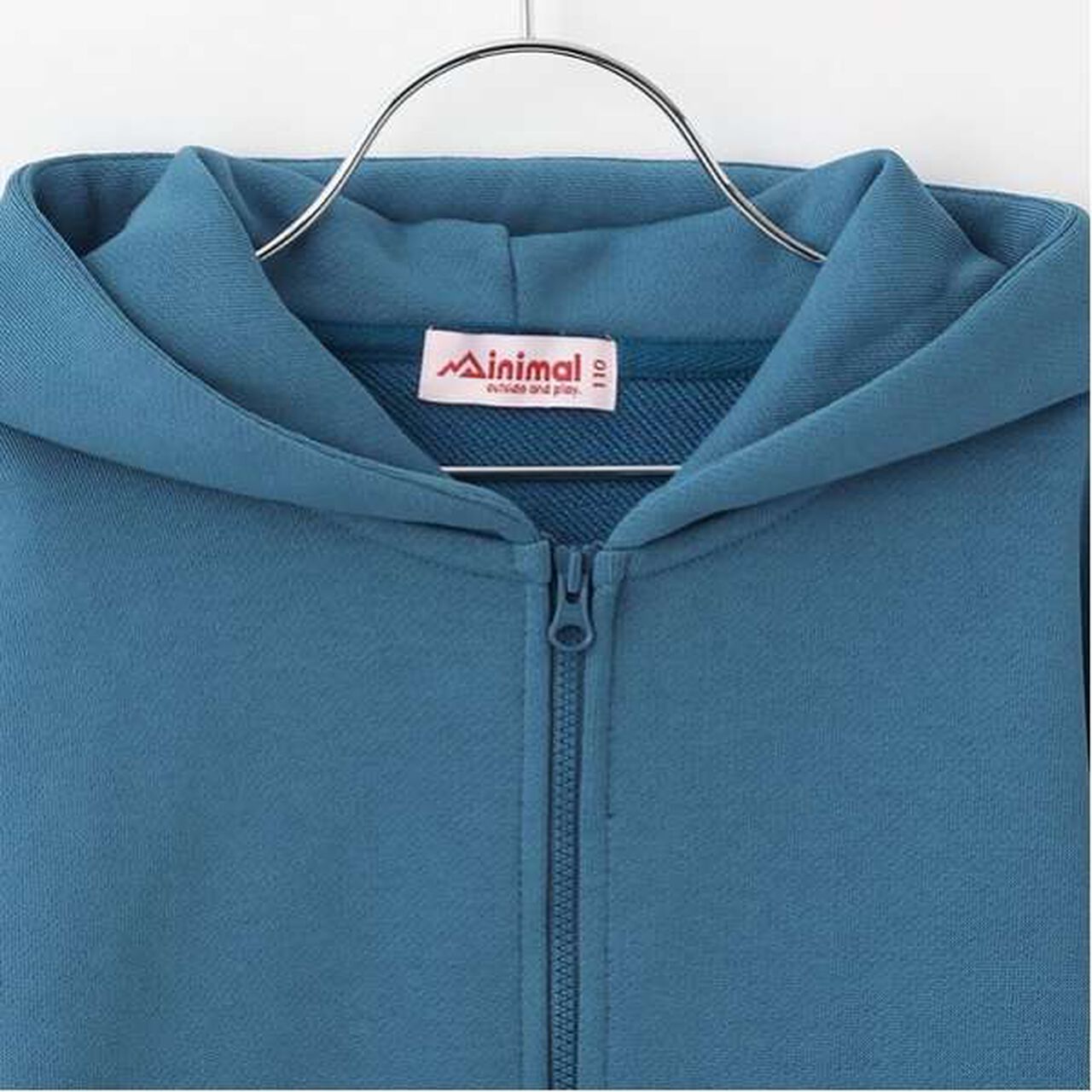 Anti-Stain Finish Silicone Patch Zip-Up Parka,Black, large image number 13