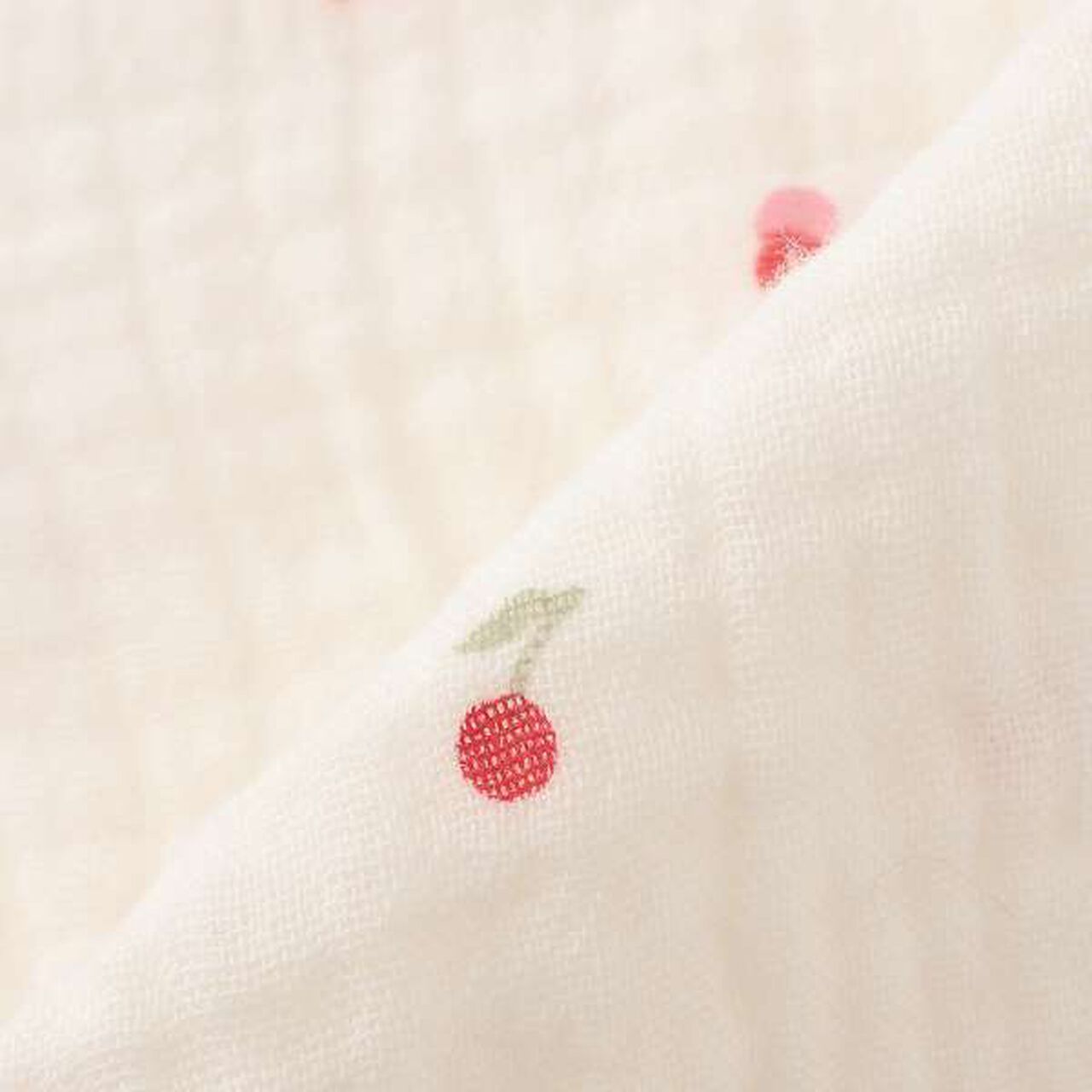 [Link] Puff Sleeve Double Gauze Pajamas,Pearl white, large image number 11