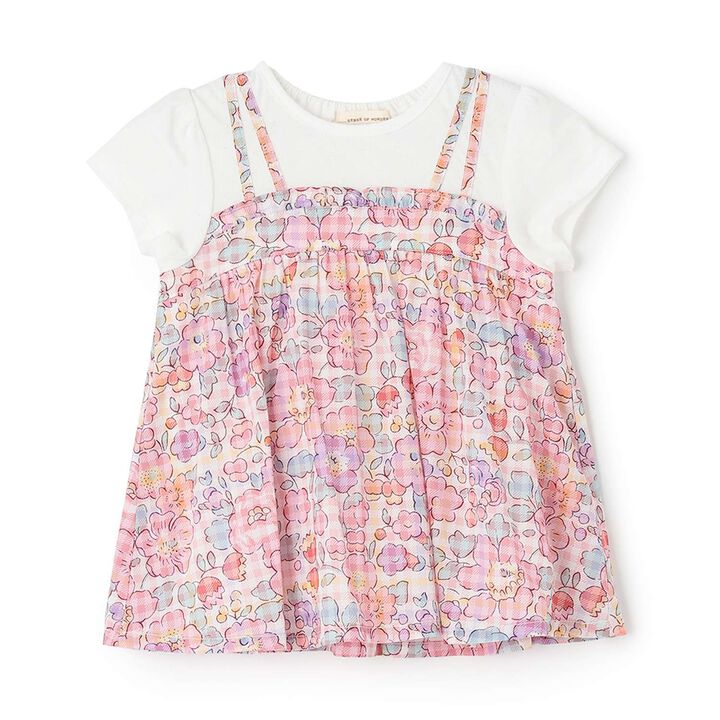 [Parent-Child Matching] Betsy Check Docking Tunic,Pink, medium