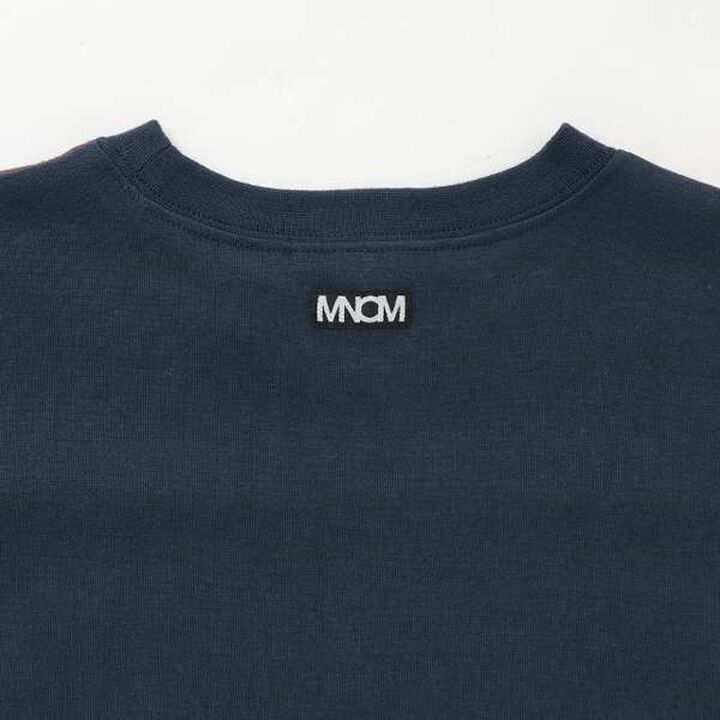 [MNCM] Bi-Color Big T-Shirt (Kaiteki Tenjiku),Navy, medium image number 8