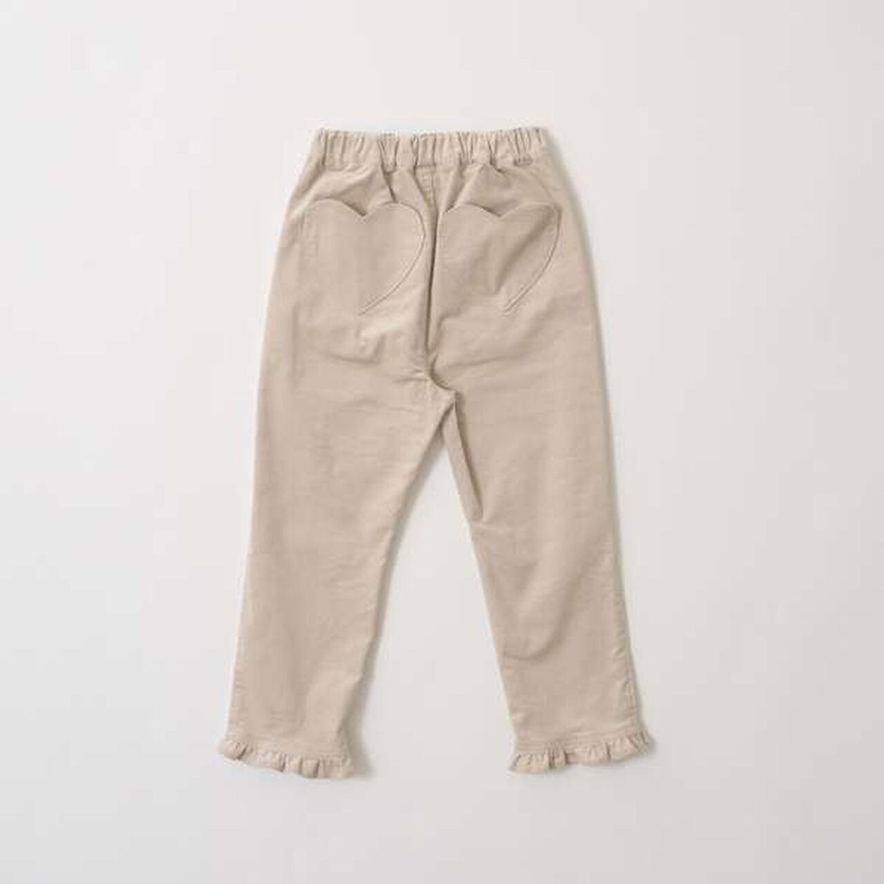 Heart Pocket Corduroy Pants,Charcoal gray, large image number 12