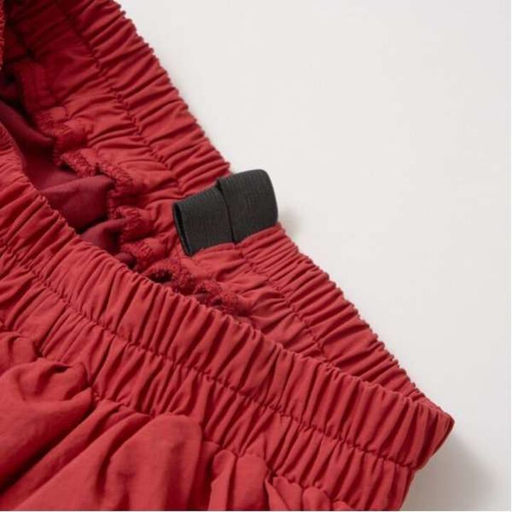 Frilled Balloon Skirt,Deep red, medium image number 13