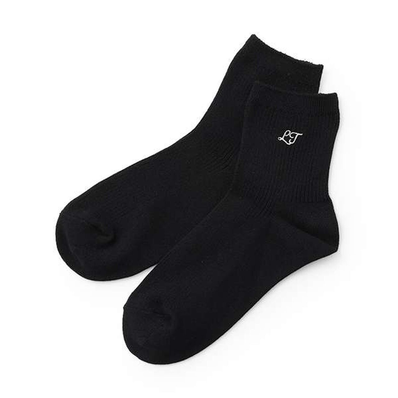 [Antibacterial Deodorant] Logo Rib School Socks,Gray, large image number 11