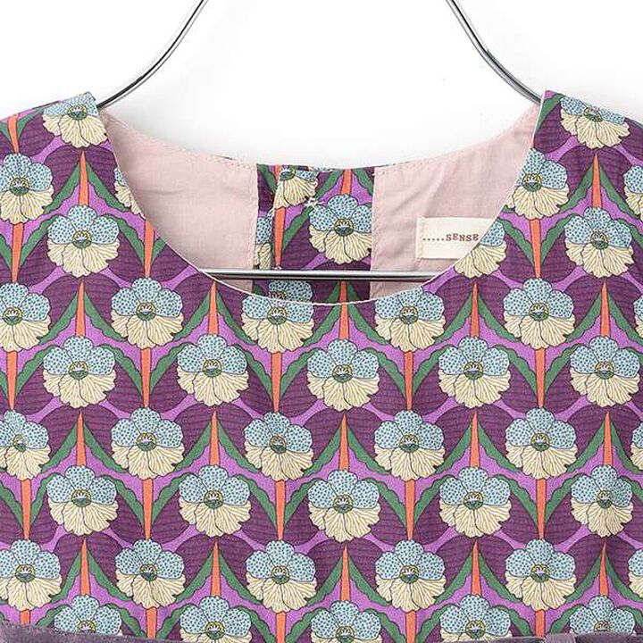 Chevron Jumper Skirt,Blue, medium image number 2