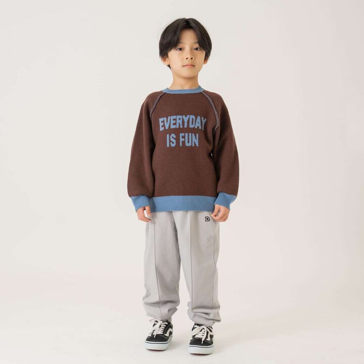 Message Logo Knitwear,Brown, medium image number 4
