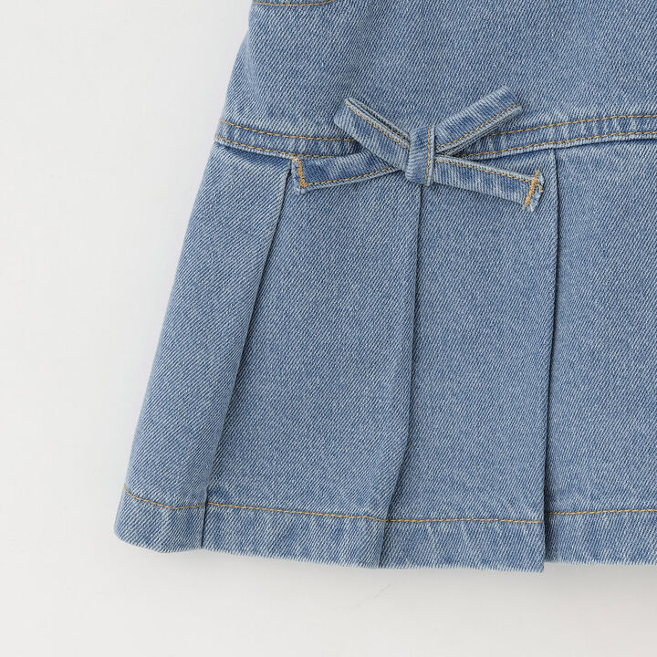 [With Inner Shorts/Secure] Pleated Skirt &ndash; Recommended for School,Blue, medium image number 19