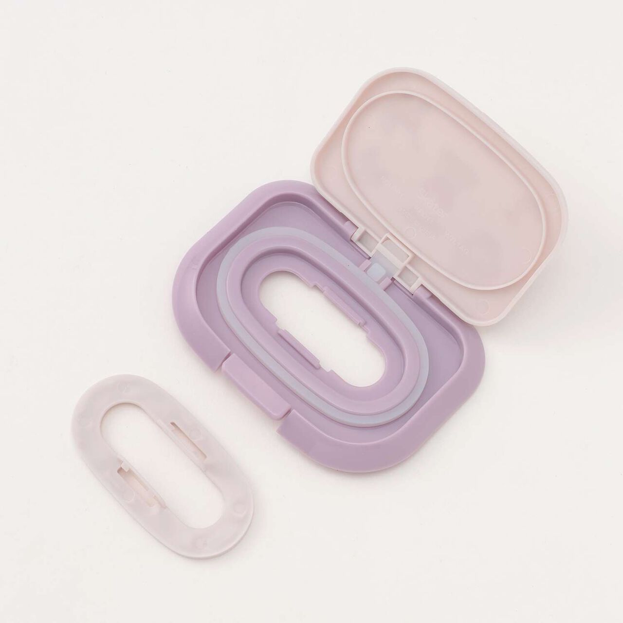 [Antibacterial] Wet Wipe Lid,Light pink, large image number 3