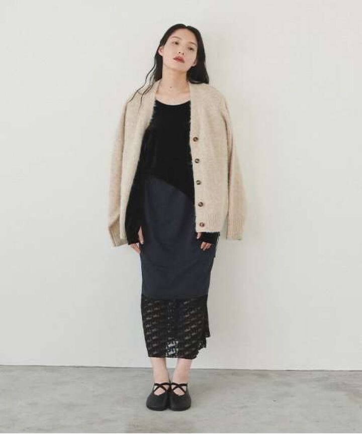 Knit Cardigan,Beige, medium image number 13