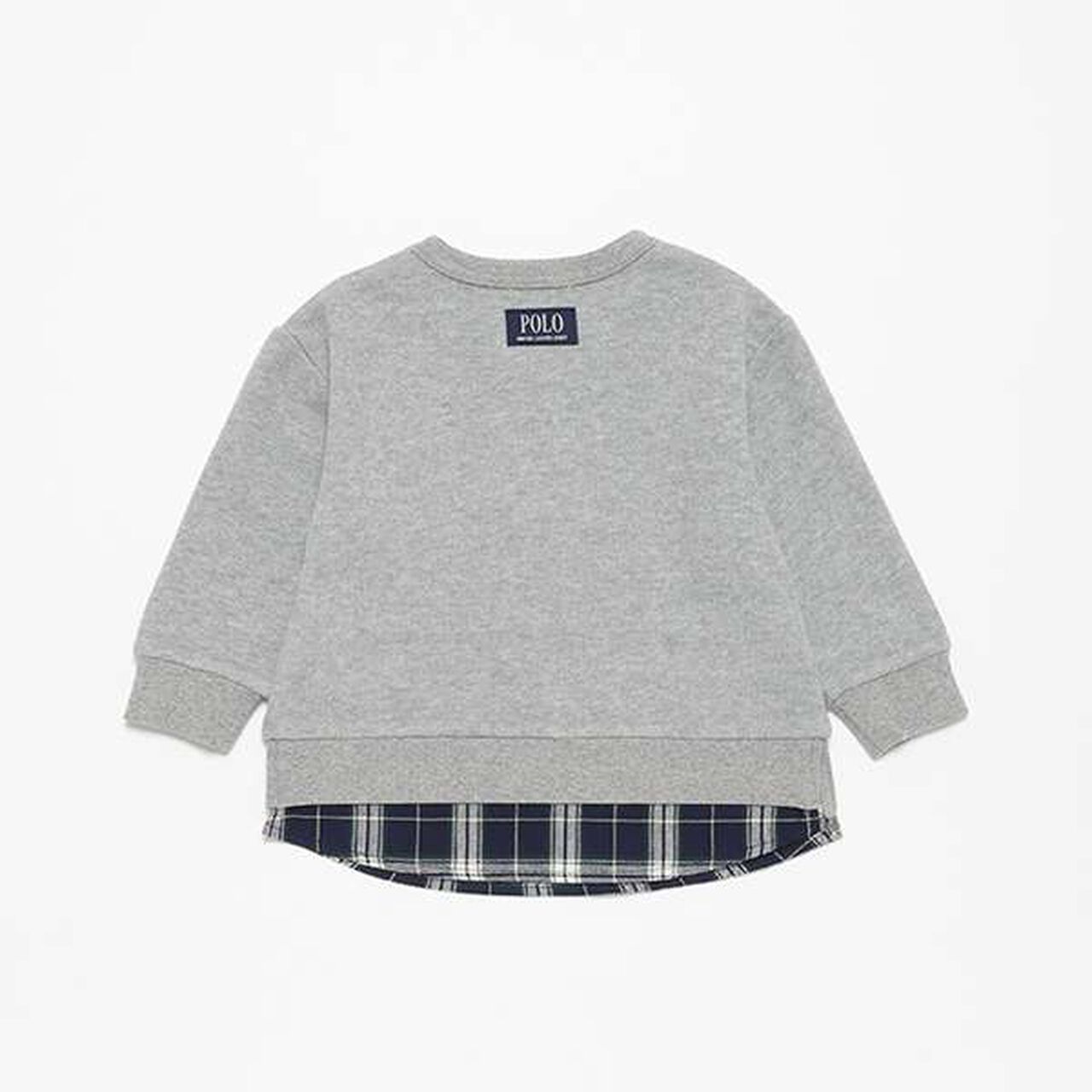 Polo Appliqué Long Sleeve T-Shirt,Top gray, large image number 12