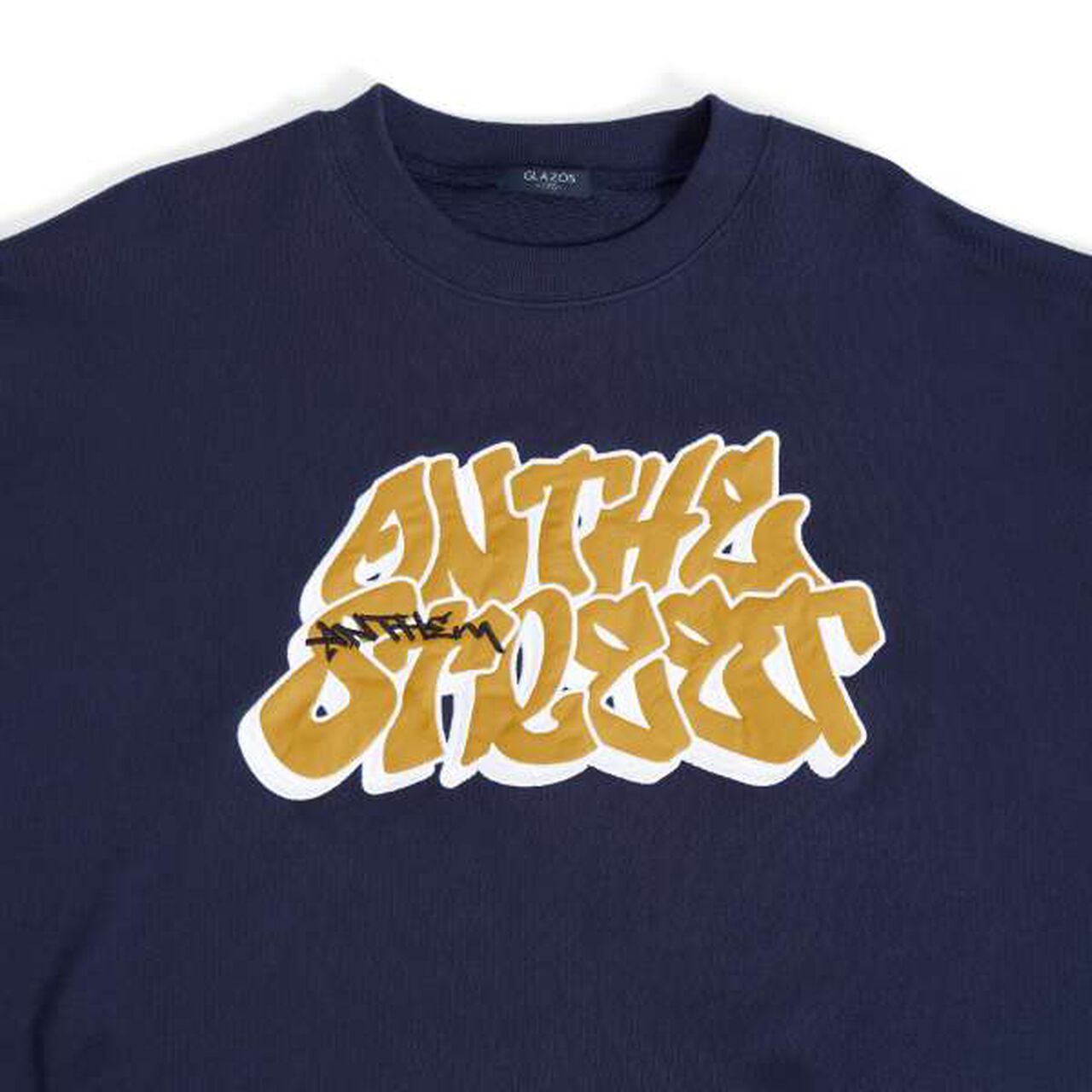 Anti-Pill Appliqué Sweatshirt,Navy, large image number 7