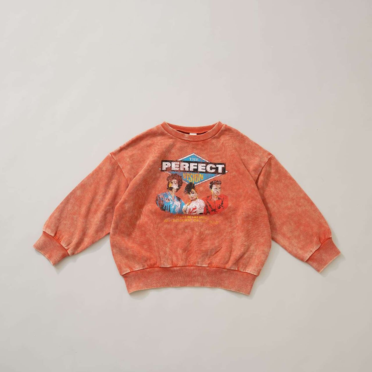 Band Style Print Sweatshirt,Yellow, large image number 15