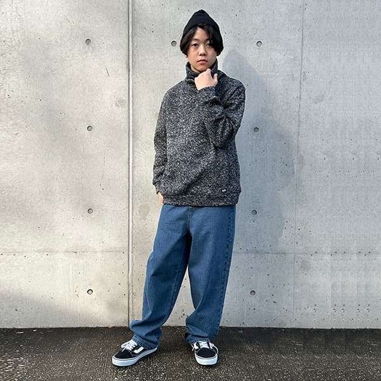 Denim Baggy Pants,Blue, large image number 10