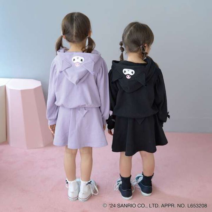 [Sanrio Characters] Transformation Parka & Flare Skirt Outfit Set,Lavender, medium image number 11