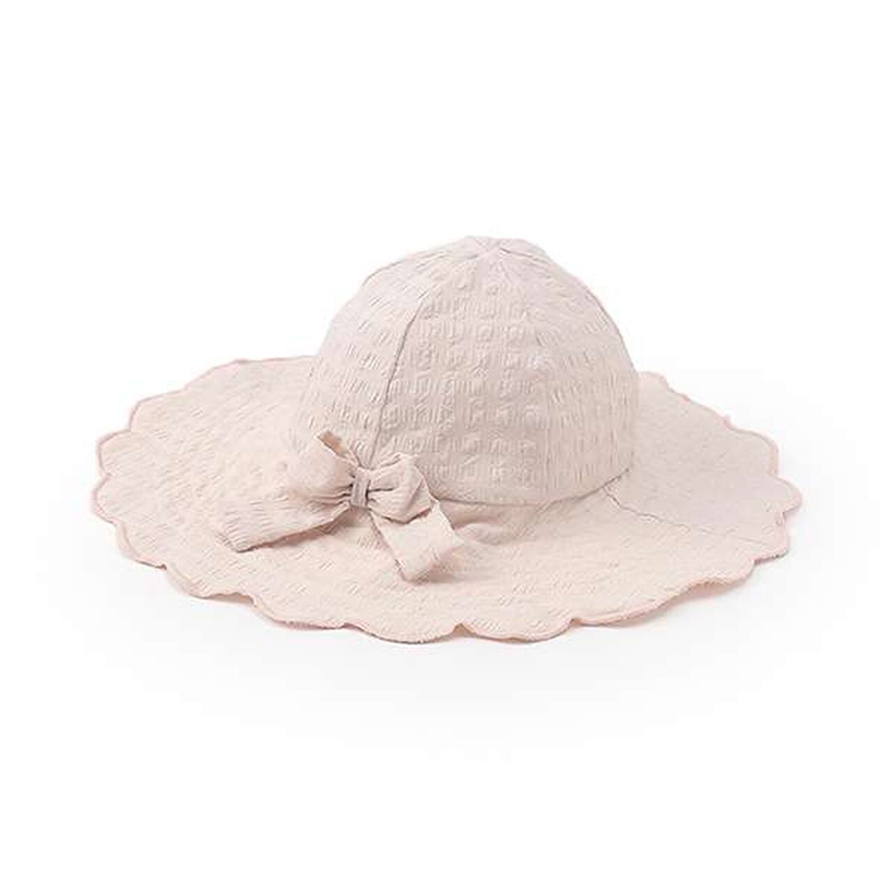 Scallop Trim Sun Hat,Light pink, large image number 1