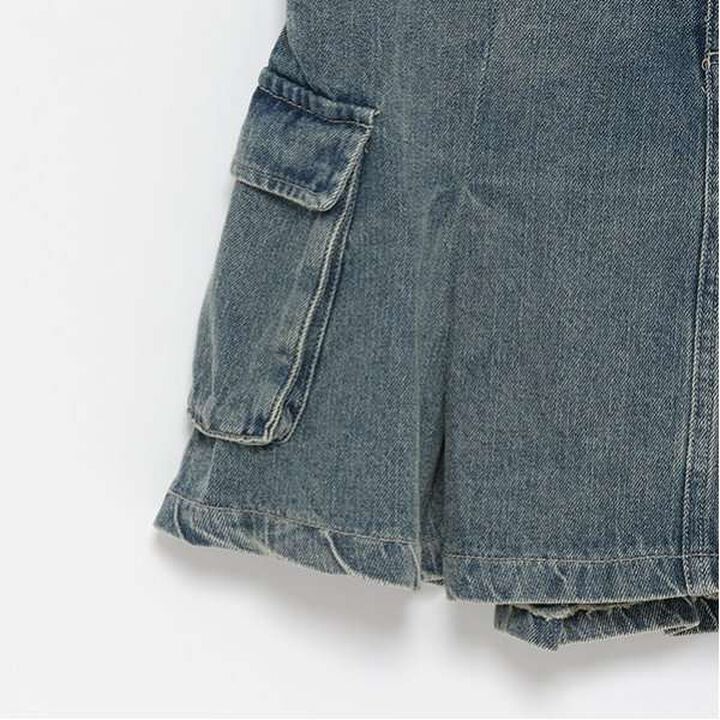 LTXC - Belted Cargo Box Skirt Shorts,Black, medium image number 17