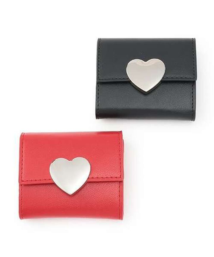 Heart Wallet [Korean Fashion],Red, medium image number 7