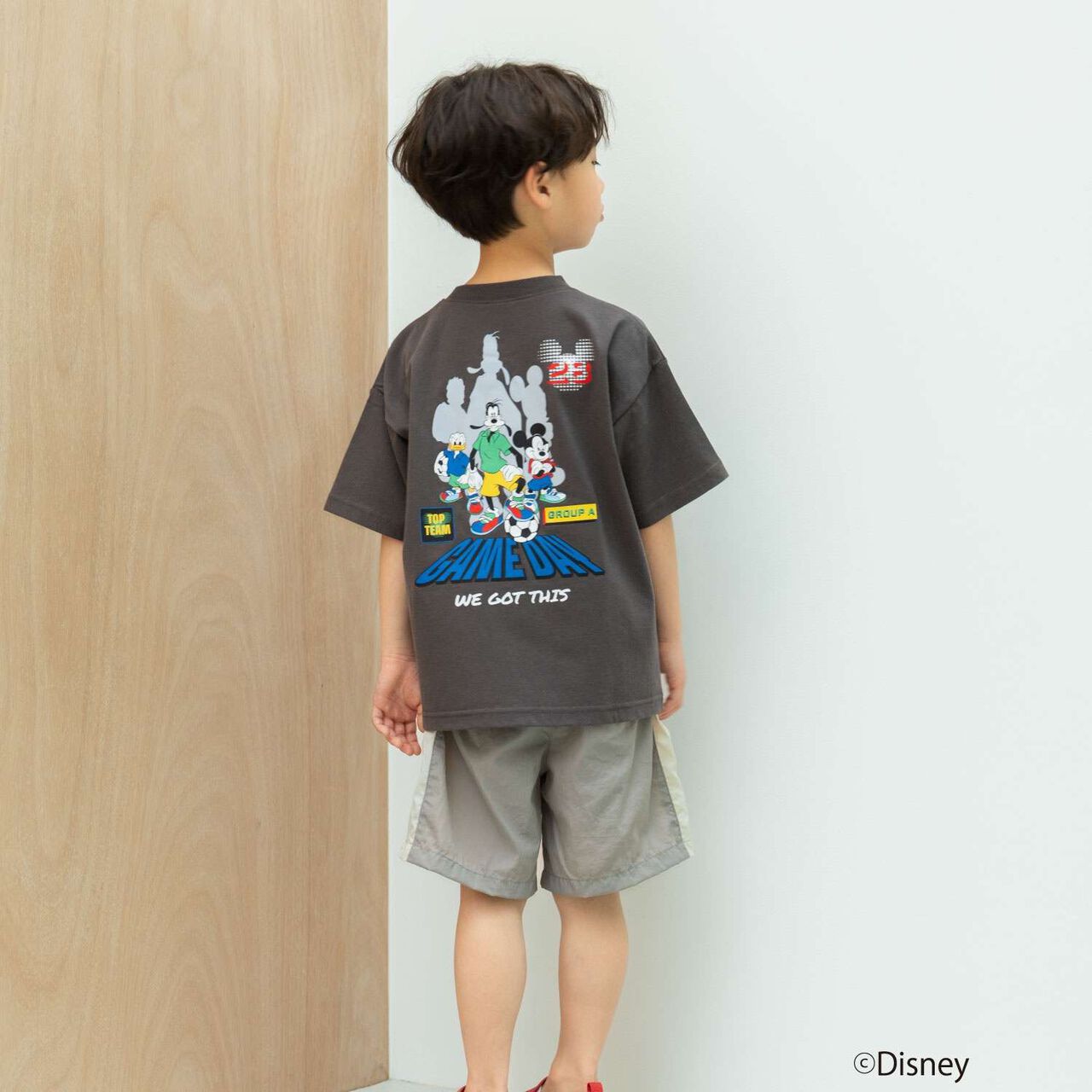 [Parent-Child Matching] [Disney] Soccer Short-Sleeve T-Shirt,White, large image number 10