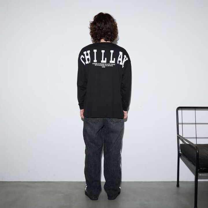 Street Big Long Sleeve T-Shirt,Black, medium image number 1