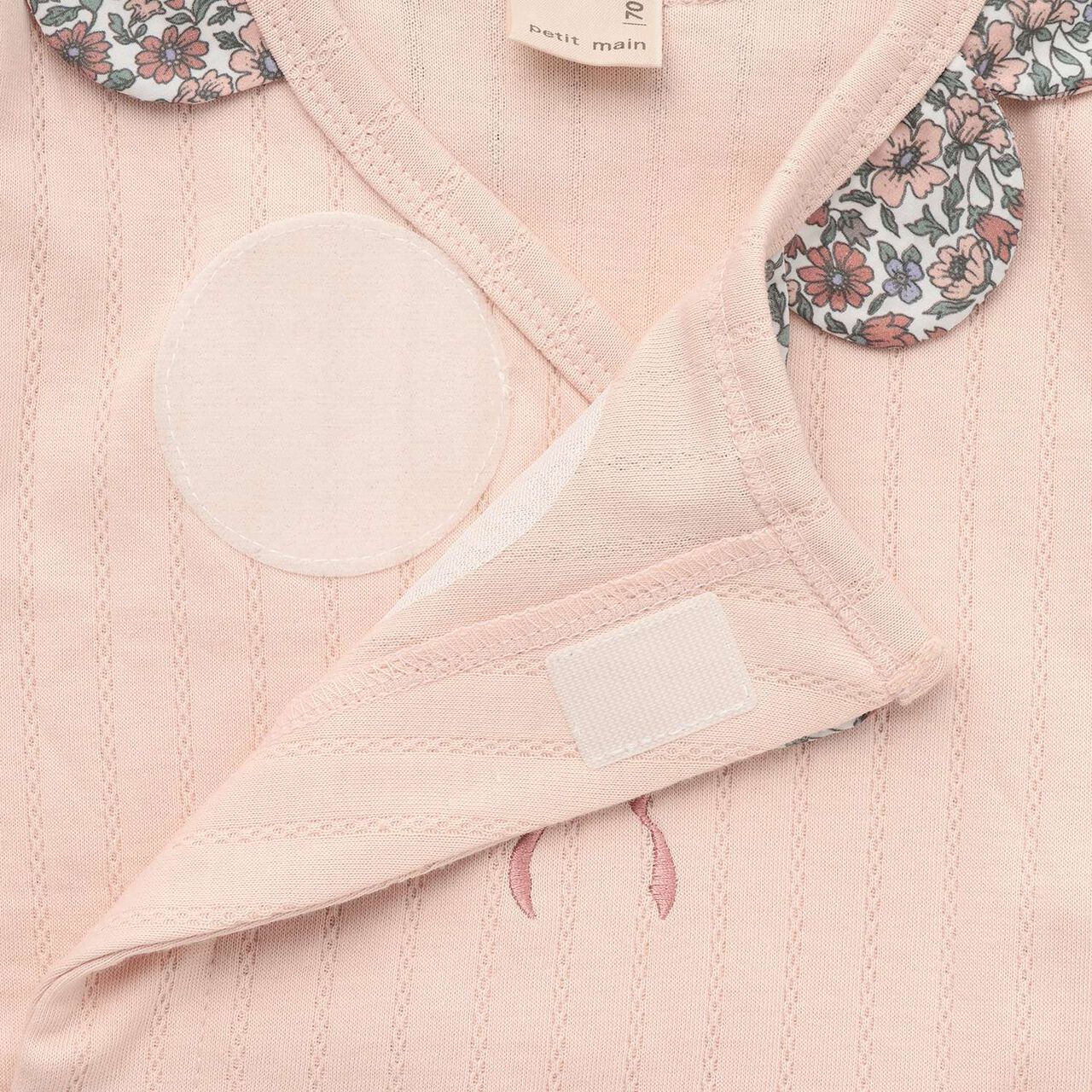 Scallop Trim Collar Coverall,Lilac, large image number 3