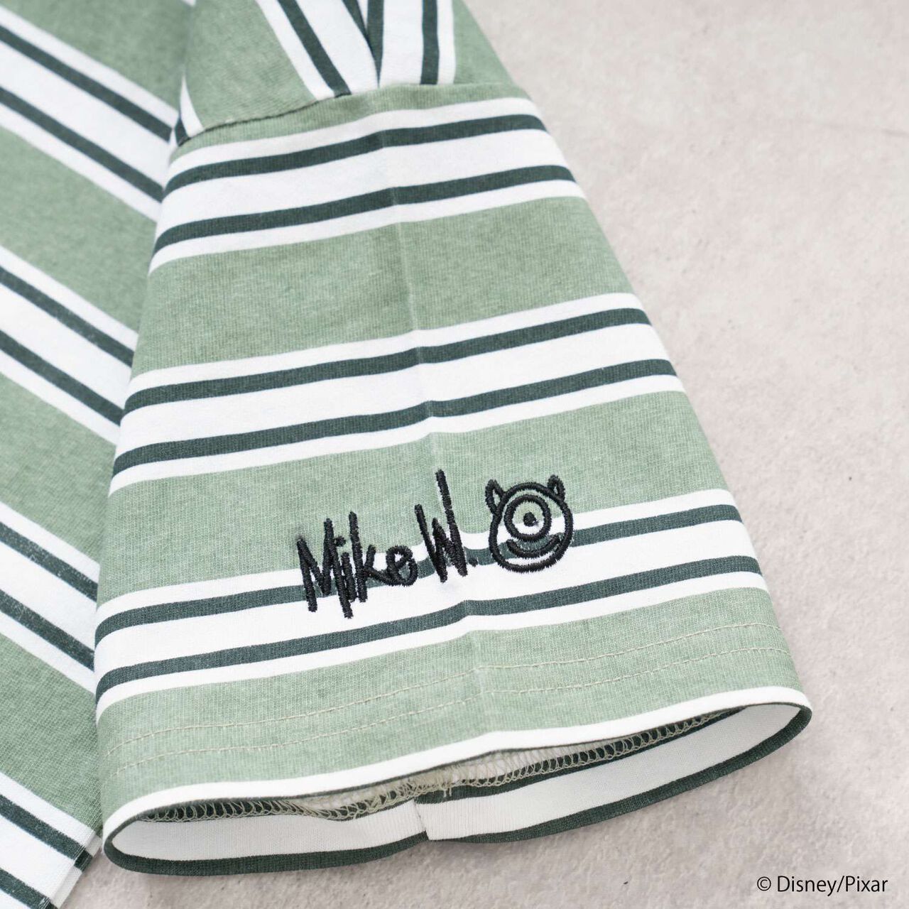 [Monsters, Inc.] Multi Stripe Big Half T-Shirt,Navy, large image number 15